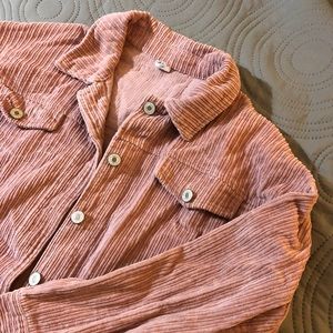 Pink corduroy jacket